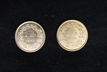Монеты Швейцари,  1+1+1 франк 1986,1986,1968 гг., фото №5