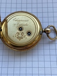 Золото 18 карат 1863г-1865г Часы времён Гражданской войны в США, photo number 5