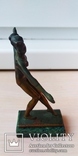Советская бронзовая статуэтка Гимнастка, (Олимпиада-80), СССР, фото №5