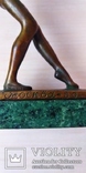 Советская бронзовая статуэтка Гимнастка, (Олимпиада-80), СССР, фото №7