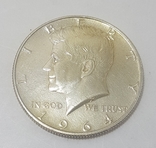 1/2 $ США 1964г с сертификатом, фото №5