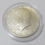 1/2 $ США 1964г с сертификатом, фото №7