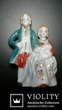 Фарфоровая статуэтка Дама и Господин миниатюрная. Япония., фото №2