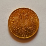 20 корон 1892р., Австрія, 6,77 гр. золота 900`, фото №4