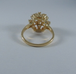 Золотое кольцо с бриллиантами, фото №10