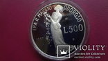 500  лир 1987  Италия  Эра Магии PROOF  серебро  (S.1.1)~, фото №4
