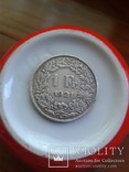 1 франк 1921 серебро, фото №3