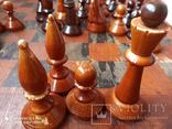 Шахматы деревянные со столиком ручной работы.Авторские. Редкие., фото №6