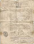 Паспорт Франция 1795 Революция, фото №2