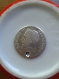 50 сантим 1865 К серебро, numer zdjęcia 2