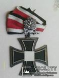 Рицарский железный крест с листьям и мечами. Реплика., фото №2