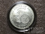 1 доллар сша 1998 года. Кеннеди. Серебро, фото №3