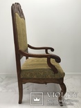 Крісло-трон, дуб, фото №3
