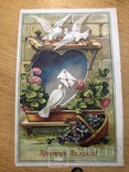 Пасхальная открытка с голубями, фото №2