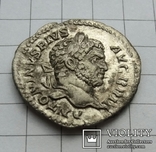 Денарий Каракалла (Caracalla) - 211 г., RIC 222. Серебро, фото №2