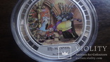 2  доллара 2008 острова Кука Щелкунчик Союз Мультфильм серебро 999 унция, фото №4