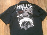 Helly Cry черная рок-рубашка, фото №2