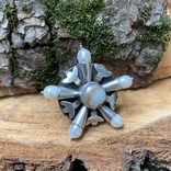 Винтажной массивный серебряный перстень с натуральным барочным жемчугом, фото №9
