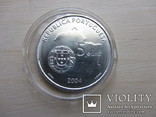 Португалия 5 евро, серебро " Всемирное наследие ЮНЕСКО", 2004, фото №3