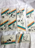 Календари сувенирные Олимпийские 1980 г., 25 шт. + коробка, фото №8