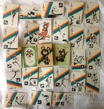 Календари сувенирные Олимпийские 1980 г., 25 шт. + коробка, фото №13