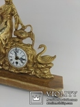 Бронзовые часы механические мрамор "Женщина с кувшином" арт. 0387, фото №5