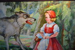 Картина из обкомовского садика. Волк и Красная шапочка., фото №6