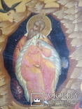 Двухстороняя икона Спас Нерукотворный и Огненное восхождение святого  пророка Ильи, фото №5