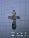 Большой крест с эмалью,серебро 84 пр.царский период 1908-17гг.Именник мастера "ИАМ", фото №4