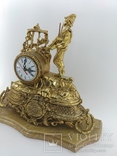 Часы бронза мрамор "Музыкант" арт. 0355, фото №3
