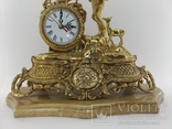 Часы бронза мрамор "Музыкант" арт. 0355, фото №6