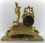 Часы бронза мрамор "Музыкант" арт. 0355, фото №8