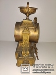 Антикварный механический каминные часы с бом "Чаша" арт. 0400, фото №7