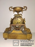 Антикварный механический каминные часы с бом "Чаша" арт. 0400, фото №8
