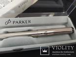 Шариковая ручка "Паркер"  (Parker Vector Standard Stainless Steel), фото №5