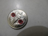 25 центов Канада 2010 год 55 лет окончании 2-й Мировой войны., фото №4