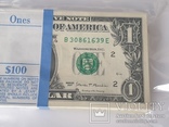 Купюры Боны 1$ 100 штук (100$) доллары США 2017 год код 5, фото №3