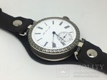  Hy Moser watch in silver and ebony case, photo number 2