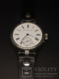  Hy Moser watch in silver and ebony case, photo number 9