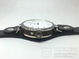  Hy Moser watch in silver and ebony case, photo number 11