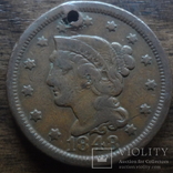 1  цент  1848  США   (Лот.3.4)~, фото №2