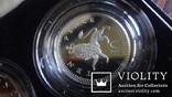 Набор 2 монеты  10  пенсов  1992  Великобритания  серебро, фото №5