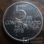 5  франков 1978  Швейцария  Дюнан  (лот.2.8)~, фото №3