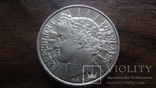 100  франков  1988  Франция  серебро    (Лот.6.16)~, фото №2