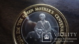 2  доллара 2000  Багама 100 лет со дня рождения Королевы  серебро  (лот.2.7)~, фото №3