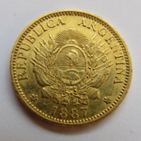 5 песо 1887 г. Аргентина, фото №4