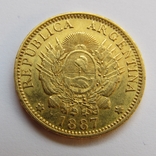 5 песо 1887 г. Аргентина, фото №6