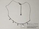 Цепочка Swarovski Louison Small Rhodium Necklace Новая, фото №5