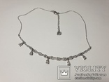 Цепочка Swarovski Louison Small Rhodium Necklace Новая, фото №7