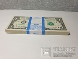 Купюры Боны 1$ 100 штук (100$) доллары США 2017 год код 2, фото №4